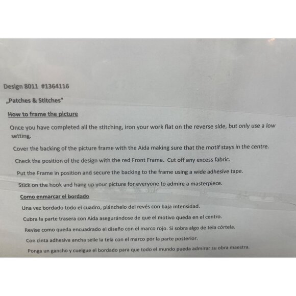 Duftin Counted Cross-Stitch Kit Christmas Elves Gnome Patches & Stitches #8011 - Picture 3 of 3